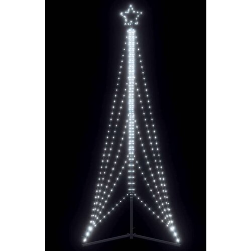 vidaXL Lučke za novoletno jelko 525 LED diod hladno bele 302 cm Cene