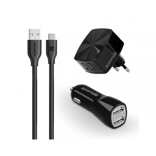 Promate UNIGEAR-QC3 USB-C punjač za automobil Cene