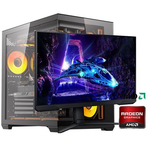  Gaming računar Ryzen 5 7600X, 16GB, 1TB, RTX 5070 12GB i Monitor Samsung Odyssey G3 LS32DG302EUXEN Cijene