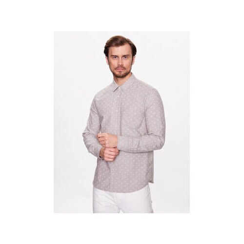 Mustang Srajca Caper 1013486 Siva Slim Fit Slike