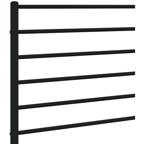 VidaXL Metalno uzglavlje crno 90 cm Slike