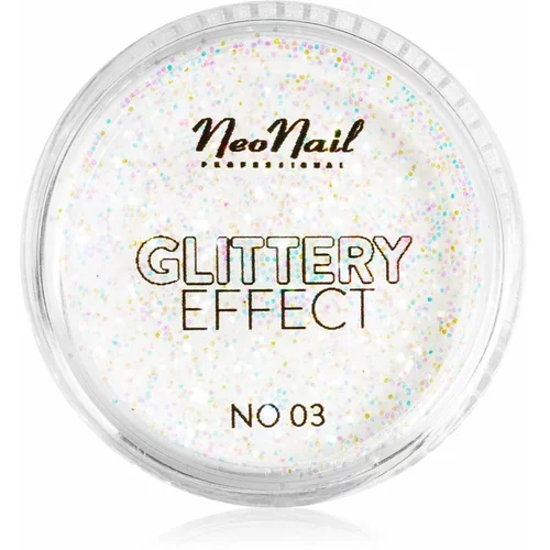 NeoNail Glittery Effect No. 03 bleščeči prah za nohte 2 g