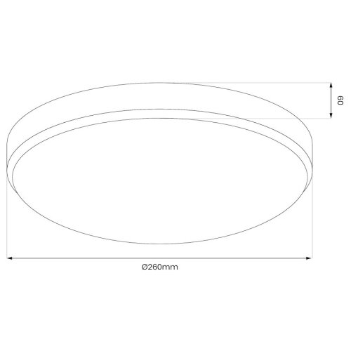  LED plafonsko svetlo MAYA LED/10W/230V &amp;Oslash; 26 cm sjajni hrom Slike