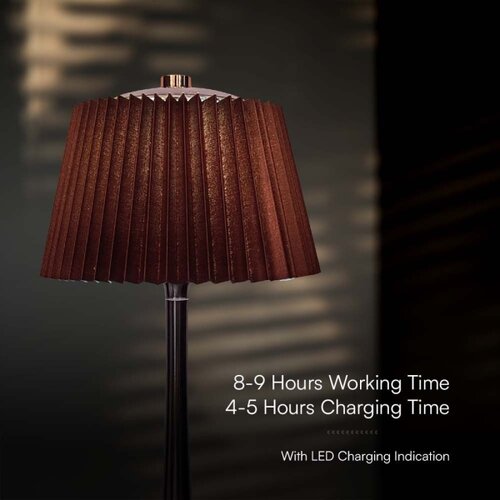  LED Prigu&amp;scaron;iva punjiva stona lampa LED/1,5W/5V 3000-6000K 1800 mAh braon Slike