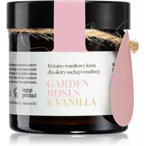 Make Me BIO Garden Roses & Vanilla hranilna vlažilna krema za suho in zelo suho občutljivo kožo 60 ml