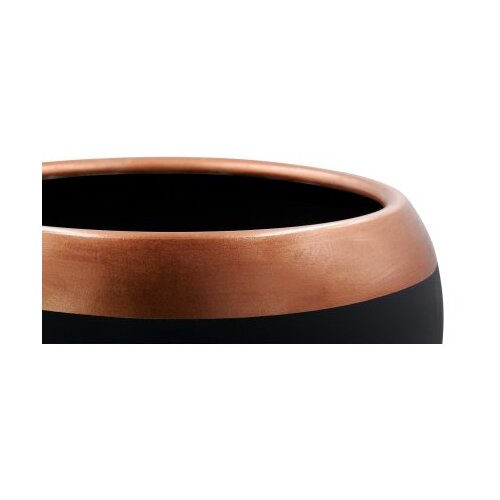 WALLXPERT decorative pot sirius 38 black brown Slike