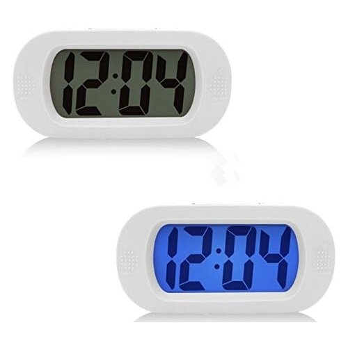 Venisymlis Mini Jutranja Budilka, Preprosta Budilka Z Dremežem, Led Digitalna, Tiha, Digitalna Lcd Velika, (22060115) Slike
