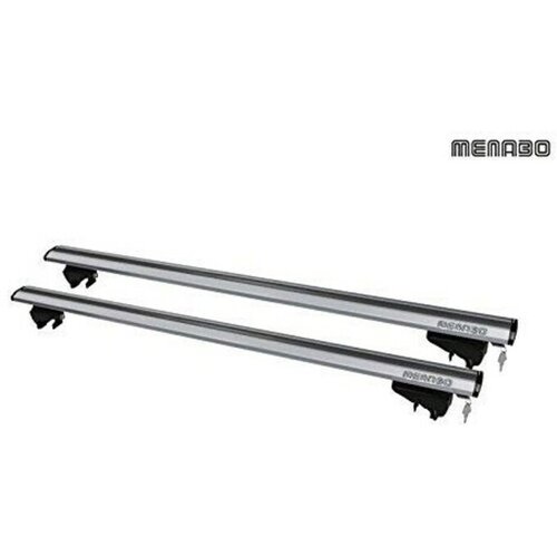 Menabo Stre&amp;scaron;ni prtljažnik za integrirane stre&amp;scaron;ne sani ARIETE SILVER 120cm ALU Slike