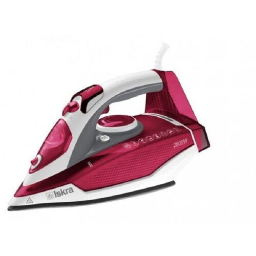 Iskra SL-8822 Parna pegla, 2800W, crvena Slike
