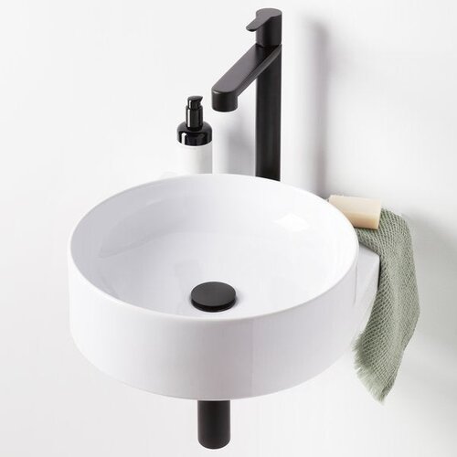 Ravak XJX01240002 Yard 50 x 40 cm keramični umivalnik z odprtino za armaturo Slike