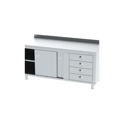 Radni Sto s ladicama, kliznim vratima i međupolicom 1700&times;700 mm Cijene