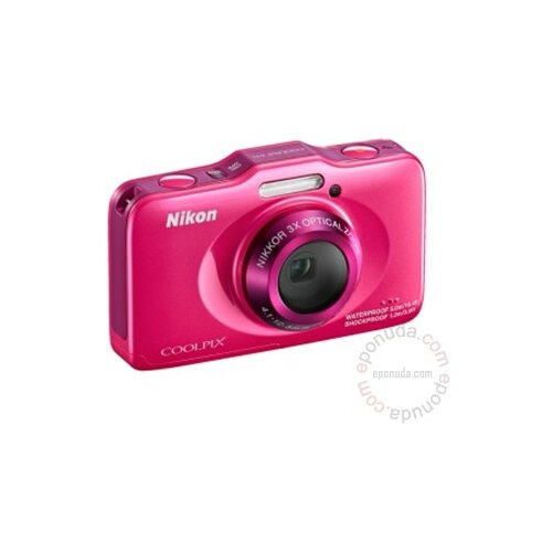 Nikon S31 Pink digitalni fotoaparat Slike