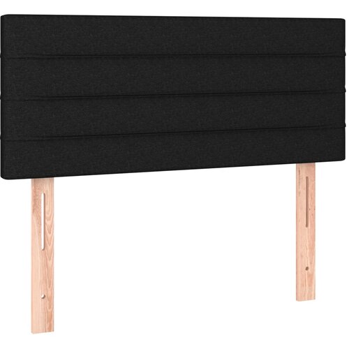 VidaXL Posteljno vzglavje črno 90x5x78/88 cm blago, (20794362) Slike
