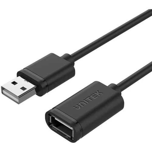 Unitek PODALJŠEK USB 2.0, AM-AF, 2M, Y-C450GBK, (21214501)