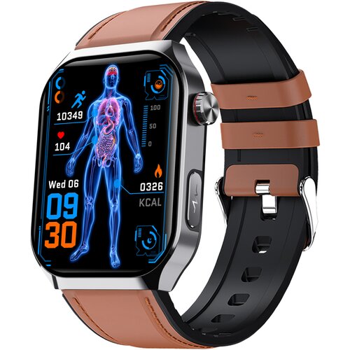INF Pametna ura F700: Napredno spremljanje zdravja in telesne pripravljenosti Brown, (5000071858) Slike