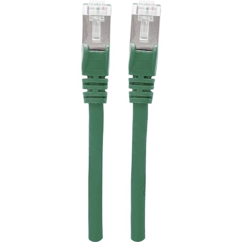 Intellinet 740654 RJ45 omrežni kabel\, Patch kabel CAT 6a S/FTP 0.50 m zelena za&scaron;čita iz folije\, pletena za&scaron;čita\, za&scaron;čiten\, brez halogena 1 kos, (20417885) Cene