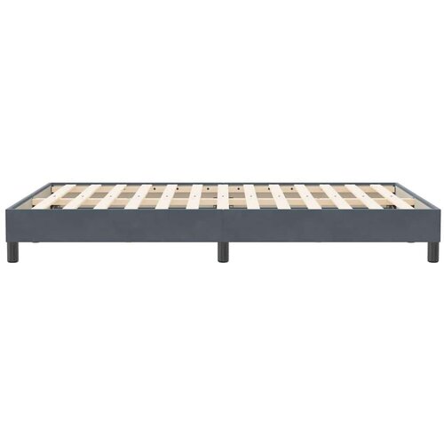 VidaXL Okvir kreveta bez madraca tamno sivi 120x210 cm bar&amp;scaron;un Slike