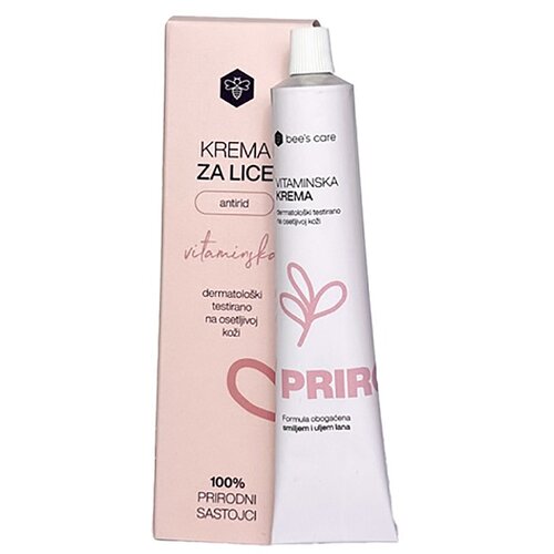 Bee s care vitaminska antirid krema za lice sa smiljem bees care 50ml Slike