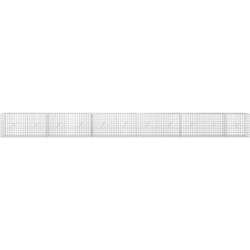  Gabion s 5 mm žicom i mrežom 5x5 cm 550x20x50 cm Slike