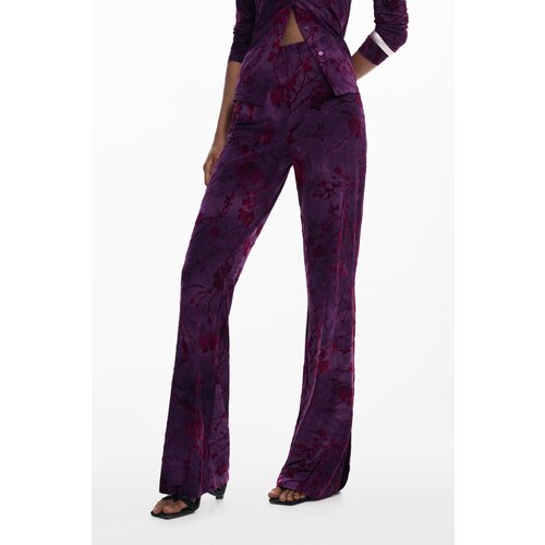 Desigual WOMEN&amp;amp;#39;S PURPLE TROUSERS Slike