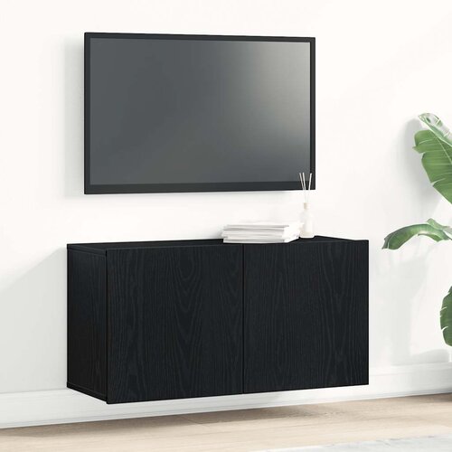 TV ormarić crni hrast 80x30x41 cm inženjerski drvo Cijene