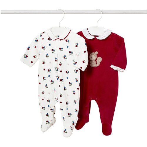 Mayoral komplet 2 otro&scaron;kih pajacev collar red Cene