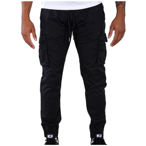 Alpha Hlače COTTON TWILL JOGGER Črna Cene