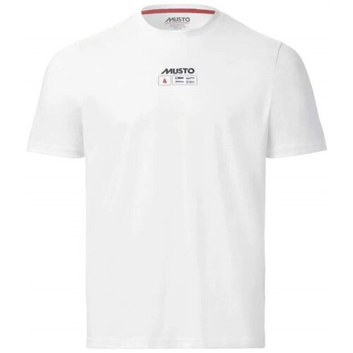 Musto Majice s kratkimi rokavi Flag Ss Tee Bela Cene
