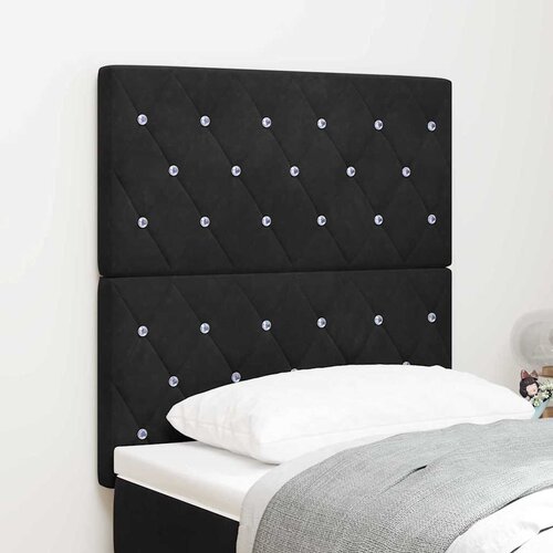  LED glava kreveta s LED trakama s uzglavljem Crna 80 cm Bar&scaron;un Cijene