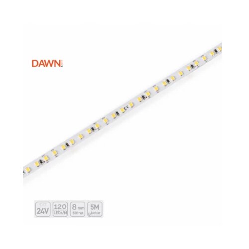 Dawn led traka hl 2835-120-WW 24V IP20 (5met, 12W/m, 8mm) Cene