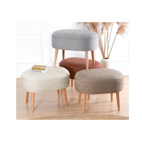 Atelier Del Sofa Timoon - Grey Grey Pouffe Slike