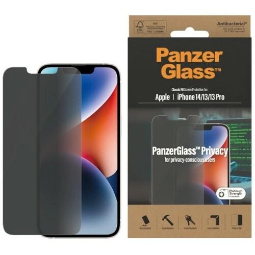 PanzerGlass KALJENO STEKLO PRIVACY ANTIBACTERIAL ZA IPHONE 14 13 PRO 13, (20398089) Cene