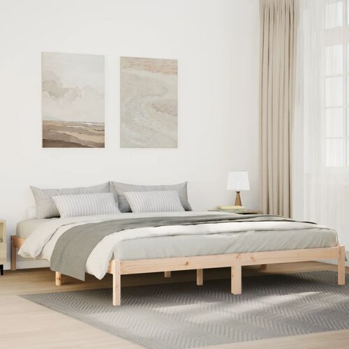  Dugi okvir kreveta bez madraca 200 x 220 cm od borovine Cene