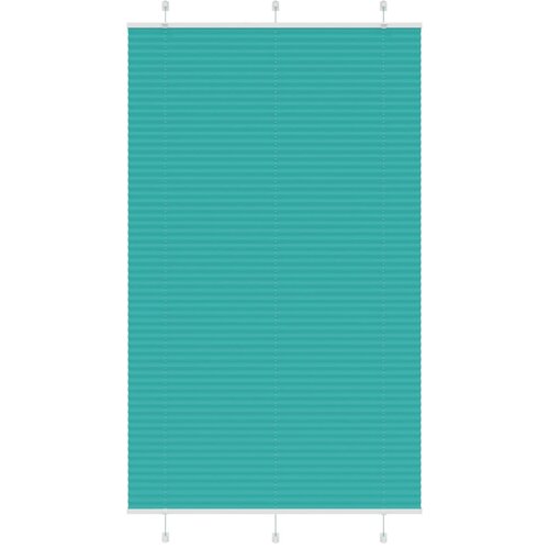 vidaXL Plisirana žaluzija petrolejno zelena 115x200 cm, širina blaga 114,4 cm, poliester, (5000297519) Cene