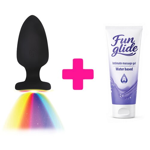  Svetleci Analni Vibrator i lubrikant ku216 Slike