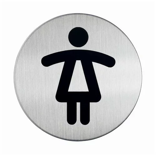 Durable piktogram - WC ženski, fi 83mm (4904) DU490423