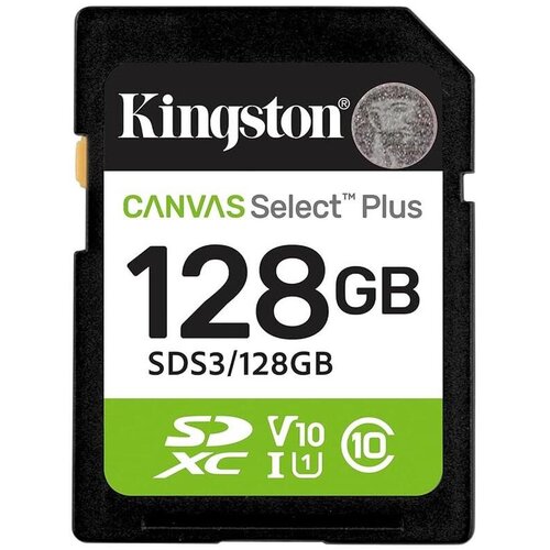 Kingston SDHC 128GB Class 10Canvas Select Plus150 MBs,Class 10 UHS-I Slike