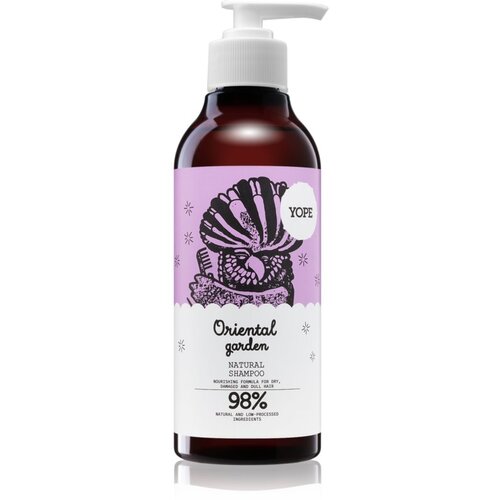 Yope Oriental Garden &amp;scaron;ampon za suhe in po&amp;scaron;kodovane lase 300 ml Slike
