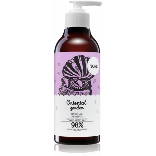 Yope Oriental Garden šampon za suhe in poškodovane lase 300 ml