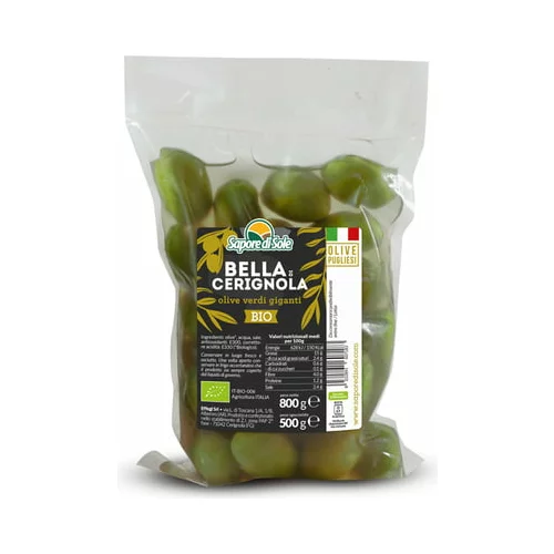 BIO olive Bella di Cerignola - 820 g