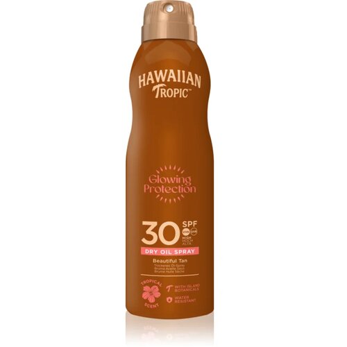 Hawaiian Tropic Glowing Protection Dry Oil Spray suho ulje za sunčanje u spreju SPF 30 180 ml Slike