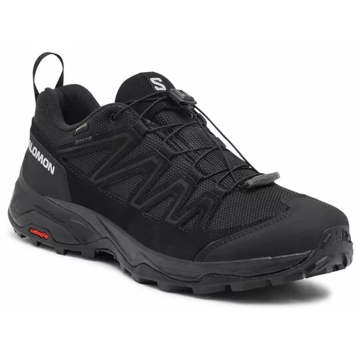 Salomon Trekking čevlji X Ward Leather GORE-TEX L47182300 Črna