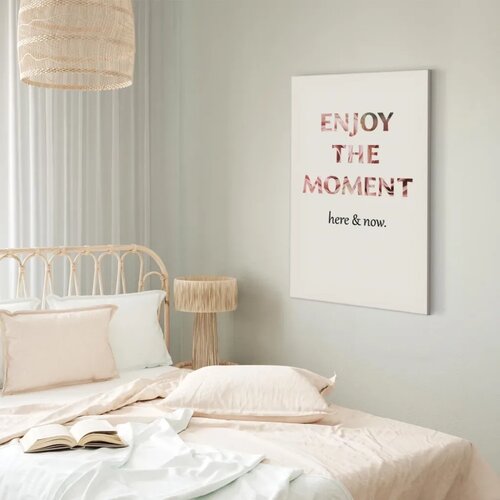  Slika - Unique Moment (1-part) - English Text on White Background 60x90 Premium Print Cene