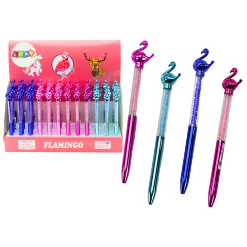  Flamingo kemijska olovka s plavim punjenjem 0,7 mm mix Cijene