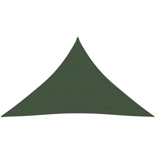vidaXL Senčno jadro 160 g/m² temno zeleno 2,5x2,5x3,5 m HDPE Cene