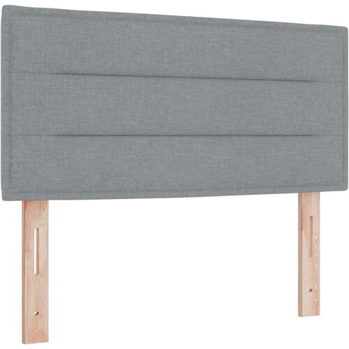 VidaXL naslon za glavu svjetlosivi tkanina 80 x 7 x 78 cm Slike