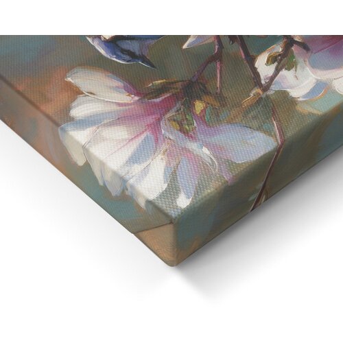 Styler Tiskana slika na platnu 32x32 cm Bluejay &amp;amp; Blossom &amp;ndash; Slike