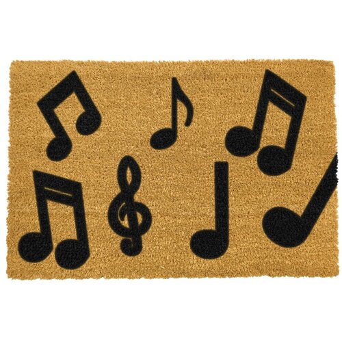 Artsy Doormats Predpražnik iz naravnih kokosovih vlaken Music Notes, 40 x 60 cm Slike