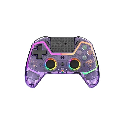 Fantech bežični džojstik WGP14V2 NOVA PRO multiplatform RGB CLEAR, Ljubičasti Slike