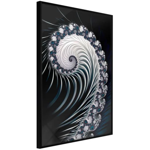  Poster - Fractal Spiral (Negative) 20x30